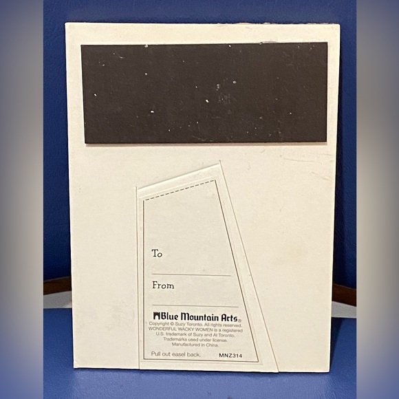 Blue Mountain Arts “Life is all about How You Handle Plan B” magnet w/easel back - Picture 2 of 11